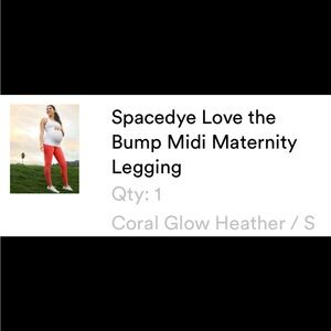 Beyond Yoga Coral Leggings